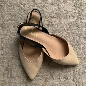 Lulus sling back flats